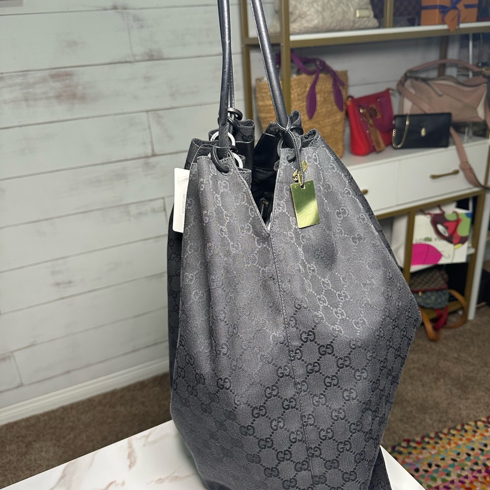 Gucci Canvas Bucket Bag - Picture 9 of 11